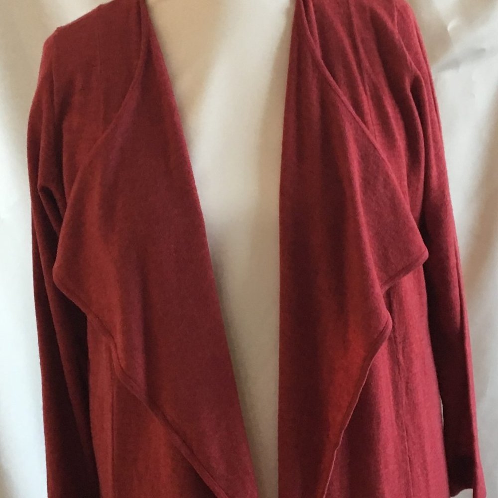 X-Two, Woman's Red-Wine Cardigan, Size - 2X, New with Tags
